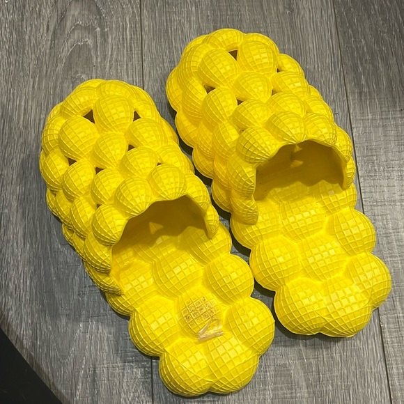 Shoes Yellow Bubble Slides Poshmark